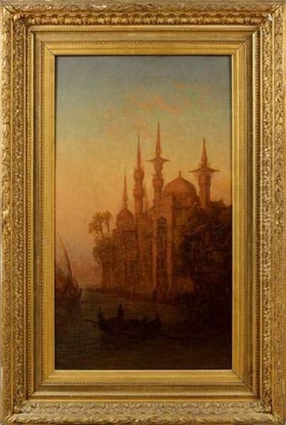 Vue D'istanbul Oil Painting by Louis Lottier