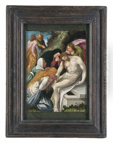 Grablegung Christi Oil Painting by Lorenzo Lotto