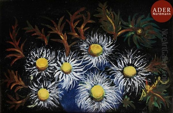 Grandes Marguerites Oil Painting by Seraphine Louis