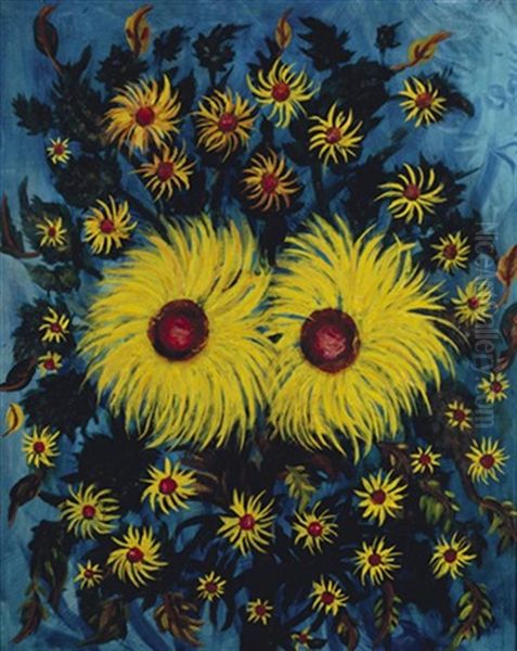 Deux Grandes Marguerites Oil Painting by Seraphine Louis