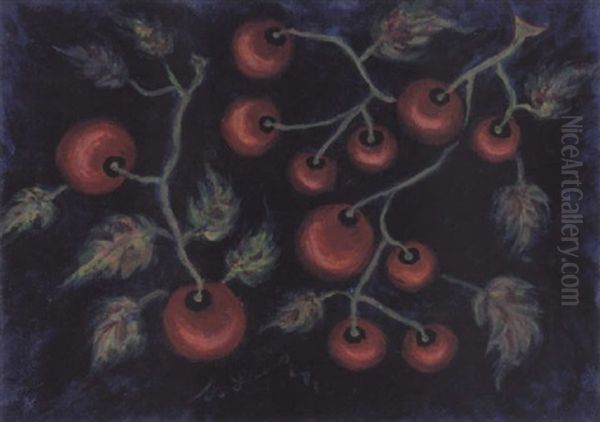 Les Cerises Oil Painting by Seraphine Louis