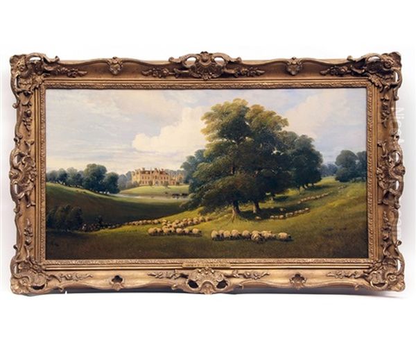 Ketteringham Hall Oil Painting by Thomas Lound