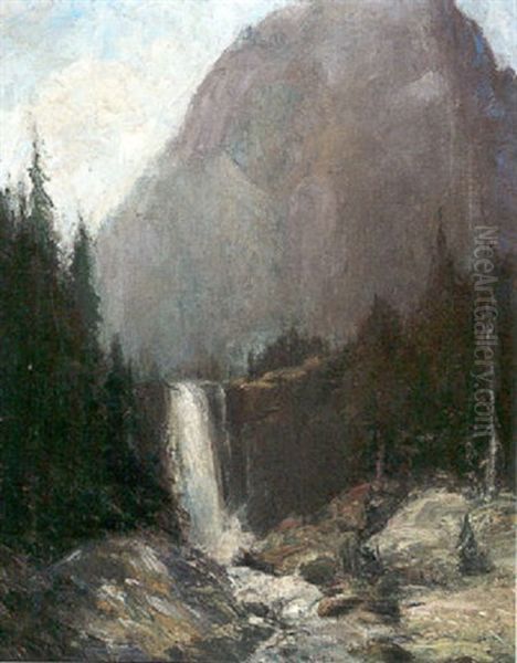 Vernal Falls, Yosemite by Frank W. Loven