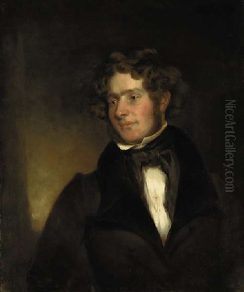 Portrait Of The Artist Oil Painting by Samuel Lover