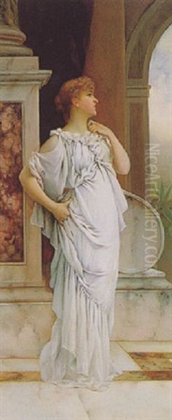 A Classical Beauty by Charles Frederick Lowcock