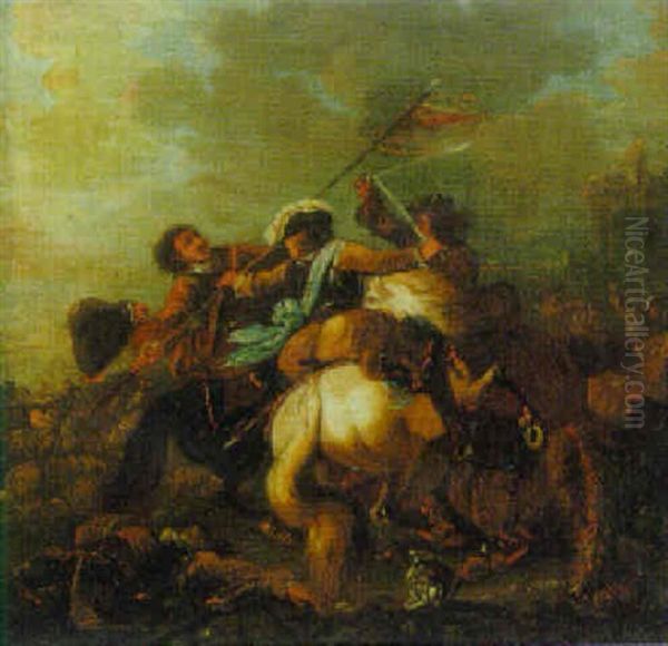 Cavalry Engagement by Christian Ludwig von Loewenstern