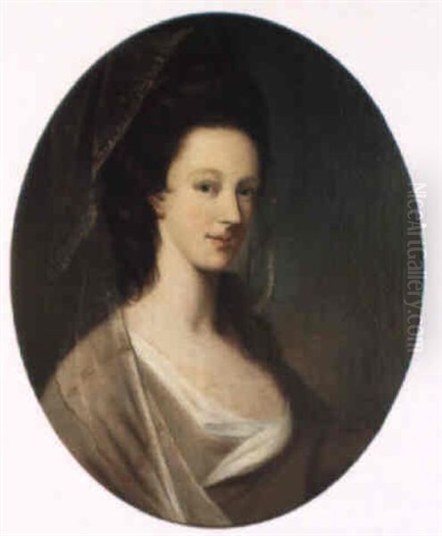 Portrait Of Elizabeth Blacker Of Carrickblacker Oil Painting by Strickland Lowry