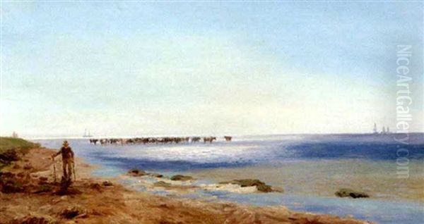 Fra Saltholm Oil Painting by Holger Luebbers