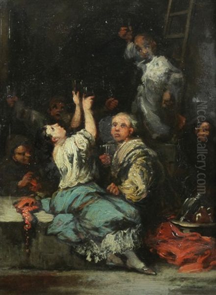 La Jeune Fille Dans Le Couvent Oil Painting by Eugenio Lucas Velazquez