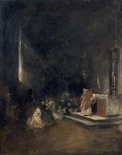 Messe Basse Oil Painting by Eugenio Lucas Velazquez