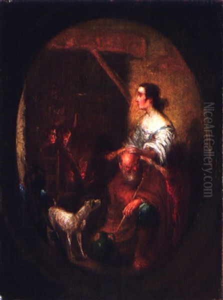 Escena De Interior Oil Painting by Eugenio Lucas Velazquez