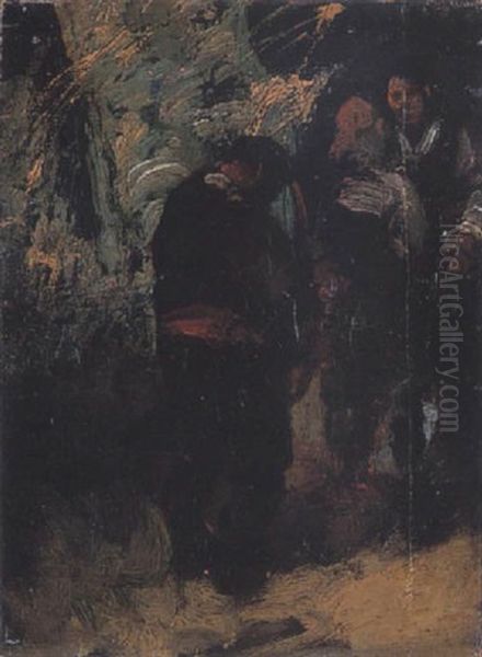 Regando El Campo by Eugenio Lucas Velazquez