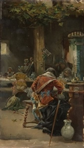 Mosqueteros En La Taberna by Eugenio Lucas Villamil