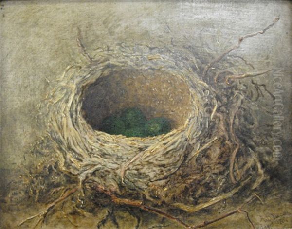 Bird's Nest (+ Another; Pair) Oil Painting by Albert Durer Lucas