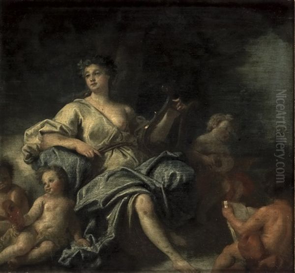 Allegorie De La Musique Oil Painting by Auger Lucas