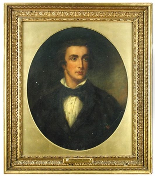 Portrait Of Captain Sir William Peel, Vc, (1824-1858) Oil Painting by John Lindsay Lucas