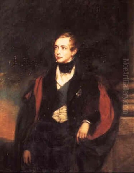 Prince George Of Cambridge Oil Painting by John Lindsay Lucas