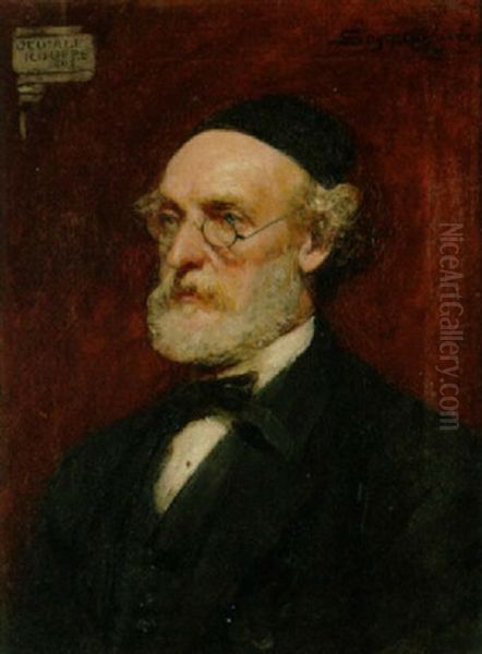 Portrat Von George Alfred Rogers Oil Painting by John Seymour Lucas