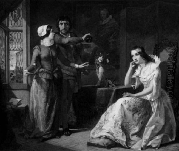 The Lovers Quarrel Oil Painting by John Seymour Lucas