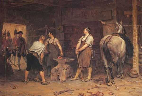 After Culloden: Rebel Hunting Oil Painting by John Seymour Lucas