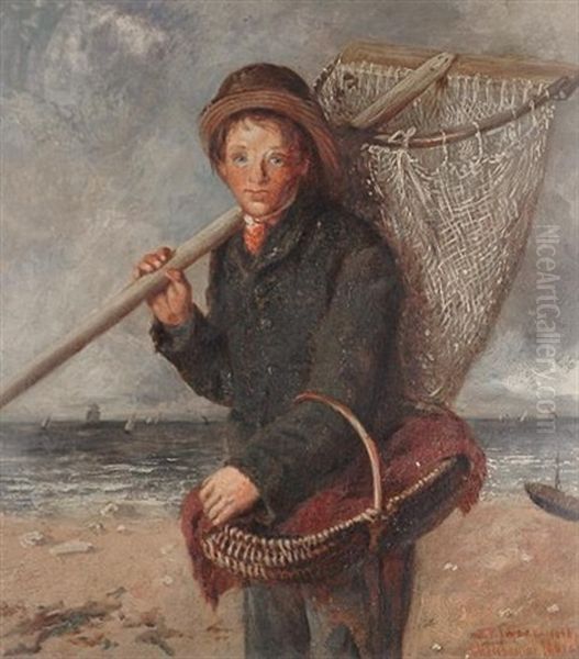 Fisherboy Oil Painting by John Templeton Lucas