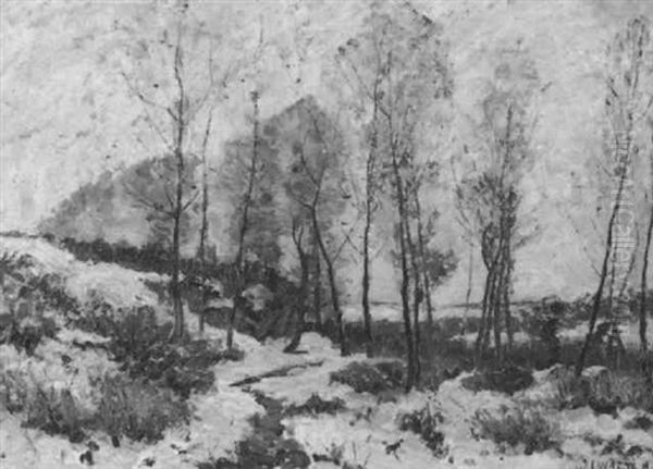 Westfalische Winterlandschaft Oil Painting by Wilhelm (Willy) Lucas