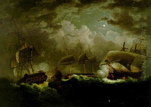 Tidings From The Sea Oil Painting by Percival de Luce