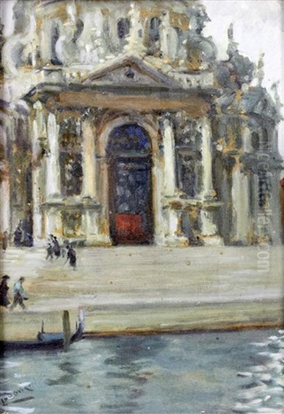 The Salute Venice Oil Painting by Albert Ludovici Jr.