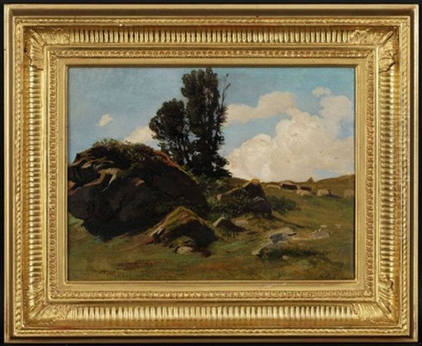 Paysage Oil Painting by Albert Lugardon