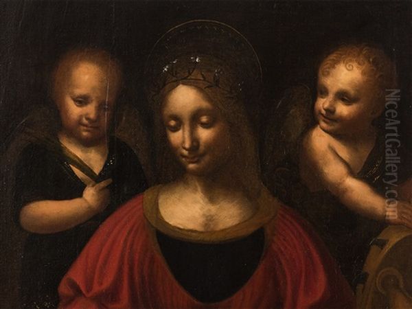 Saint Catherine Oil Painting by Bernardino Luini