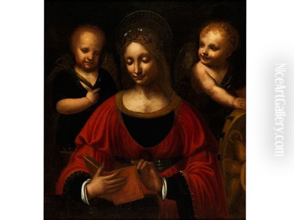 Heilige Katharina Oil Painting by Bernardino Luini