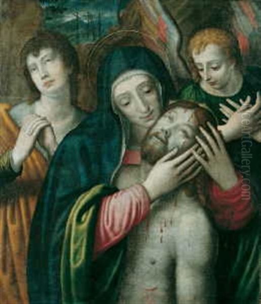 Die Beweinung Christi Oil Painting by Bernardino Luini