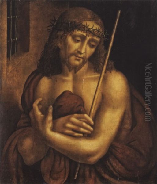 Ecco Homo Oil Painting by Bernardino Luini