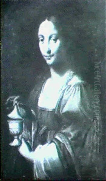 Maddalena Oil Painting by Bernardino Luini