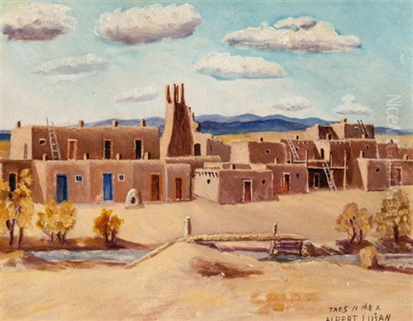 Taos, New Mexico Oil Painting by Albert Lujan