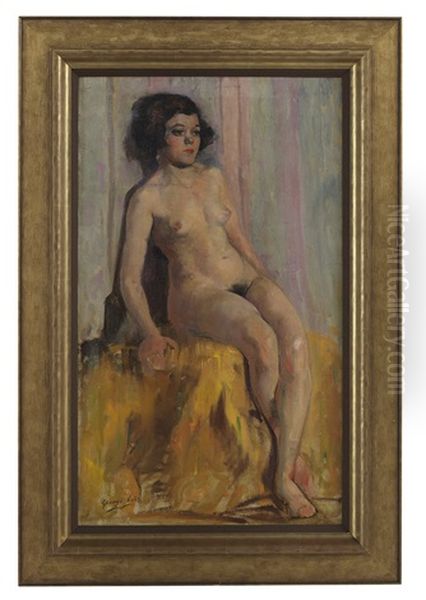 Nude Oil Painting by George Benjamin Luks