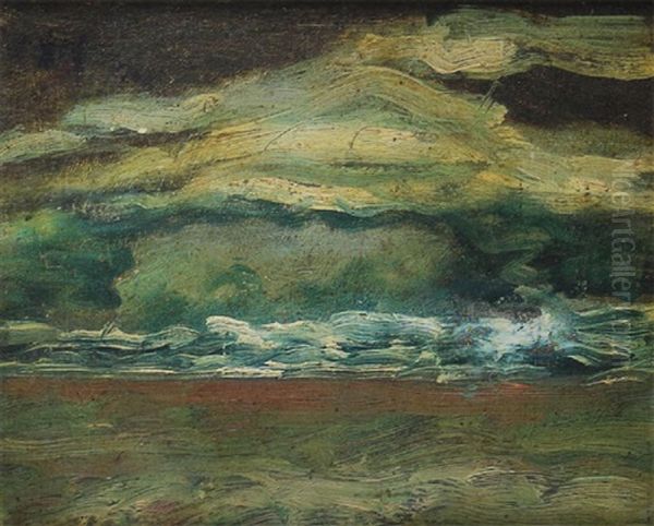 Seascape, Monhegan Oil Painting by George Benjamin Luks