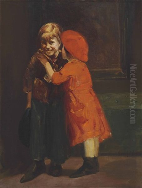 In The Corner Oil Painting by George Benjamin Luks