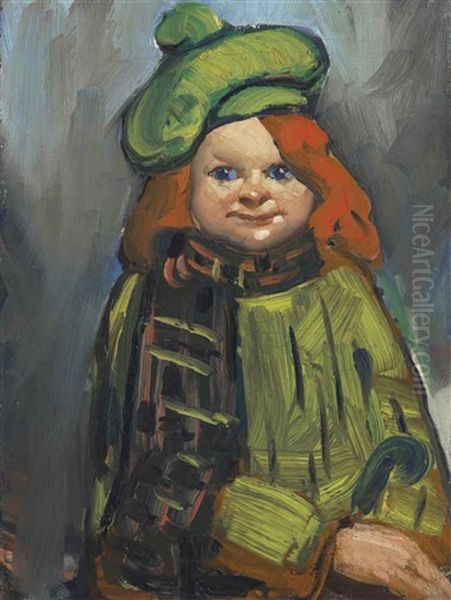 Tom Oil Painting by George Benjamin Luks