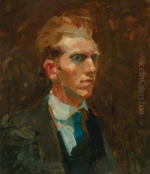 Portrait Of A Young Man by George Benjamin Luks