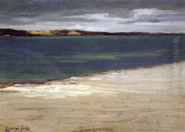 Coastal Maine Oil Painting by George Benjamin Luks