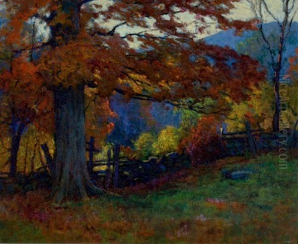 Toward Evening Oil Painting by Harriet Randall Lumis