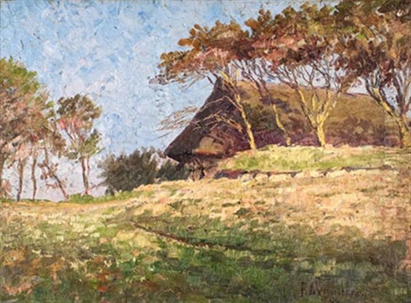 Ahrenshoop-althagen Oil Painting by Paul Lumnitzer