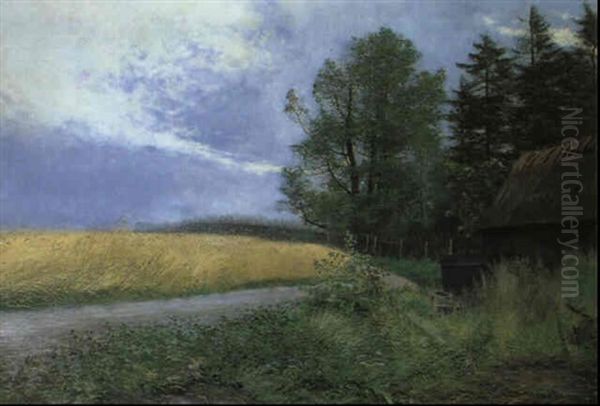 Danische Landschaft Oil Painting by Carl Ove Julian Lund