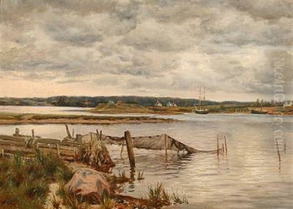 View From Svenborg Fjord by Emil Carl Lund