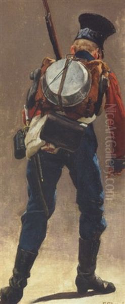 Den Tapre Landsoldat Oil Painting by Frederik Christian Lund