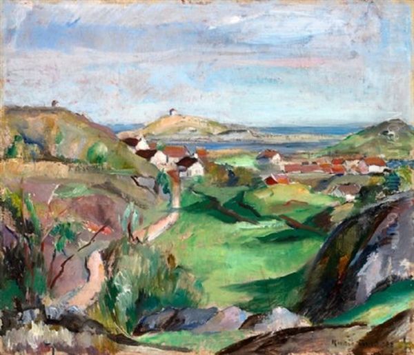 Fra Lodshavn Oil Painting by Henrik Louis Lund