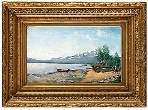 Storsnasen Sedd Fran Annsjon Oil Painting by Robert Karl Lundberg