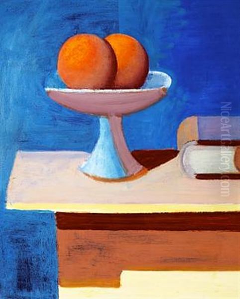 Opstilling (still Life) Oil Painting by Vilhelm Lundstrom