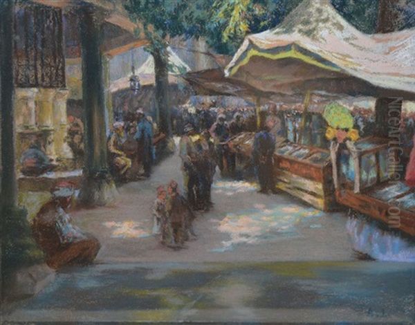 Marche Oriental Oil Painting by Alexandre Lunois